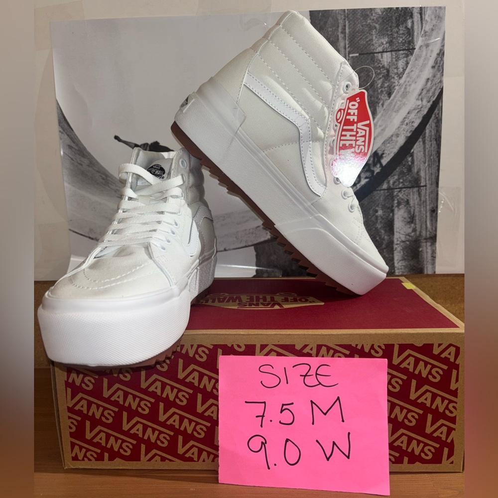Vans Sk8-Hi Stacked sz 7.5 Men’s 9.0 Women’s - Picture 2 of 15